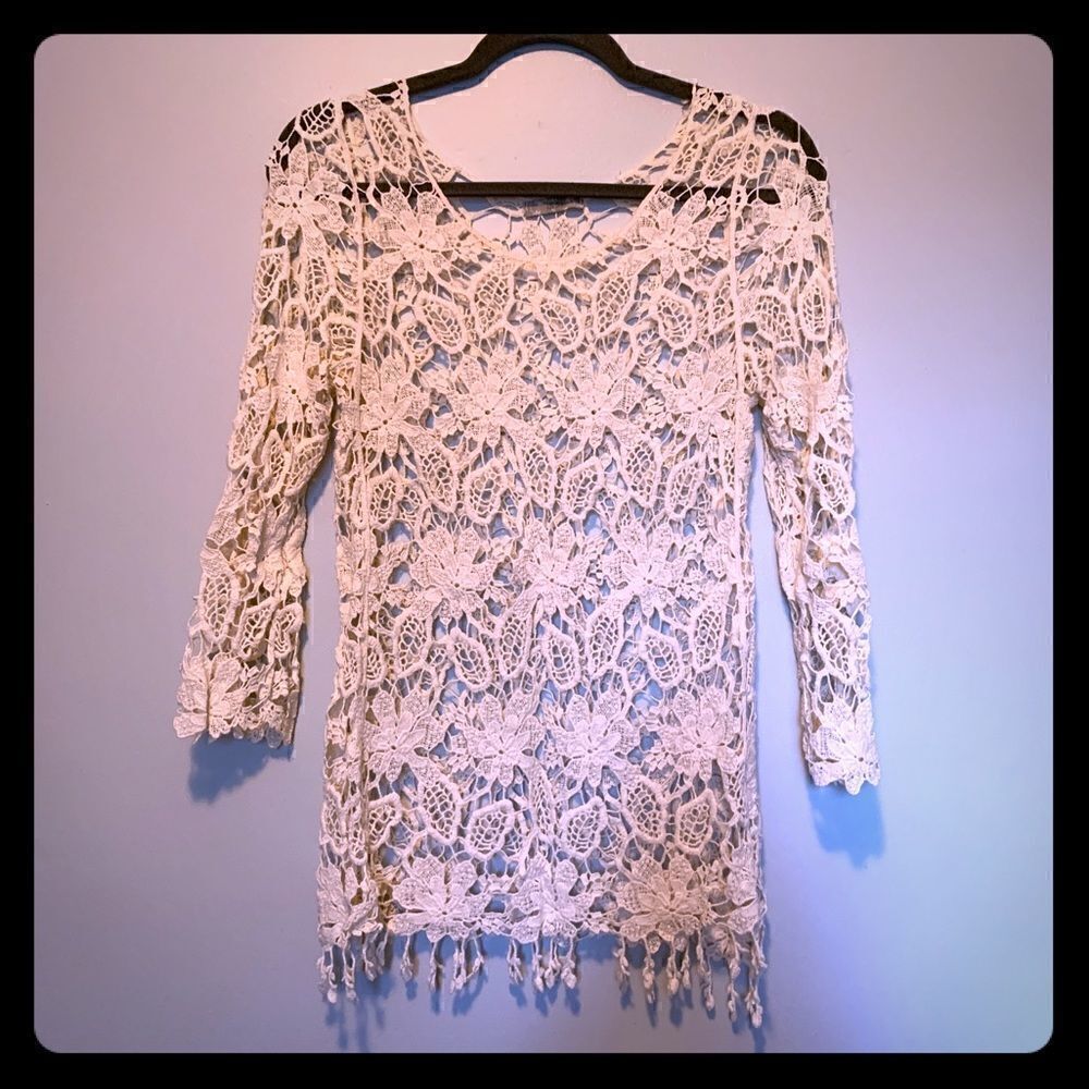 Lace Flower Shirt